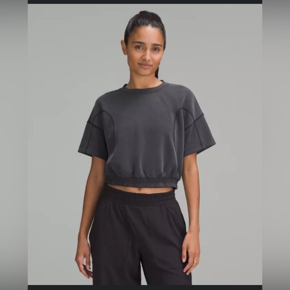 Poshmark Tops - Lululemon Softstreme gathered tee